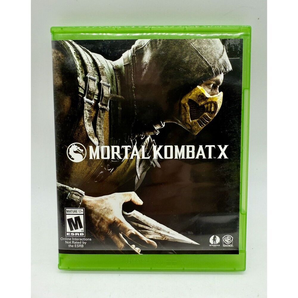 Mortal Kombat X (Microsoft Xbox One, 2015 Game‎ Case And Manual